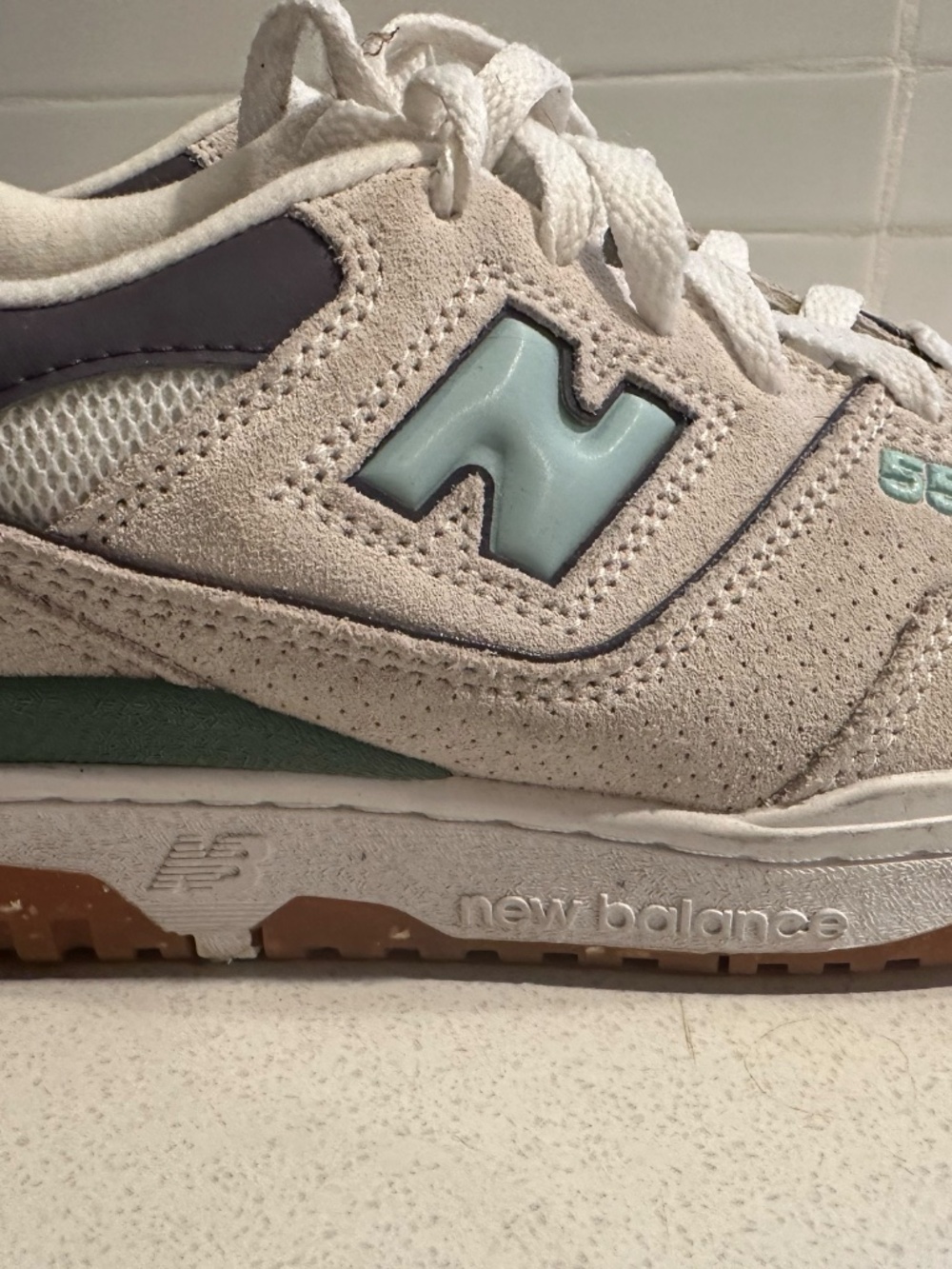 Size 7 - New Balance 550 Sea Salt winter fog - Picture 6 of 6